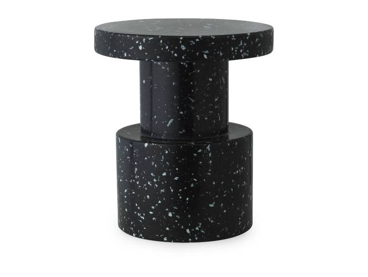 Normann Copenhagen Bit runder Hocker Schwarz, Ø36x42 cm