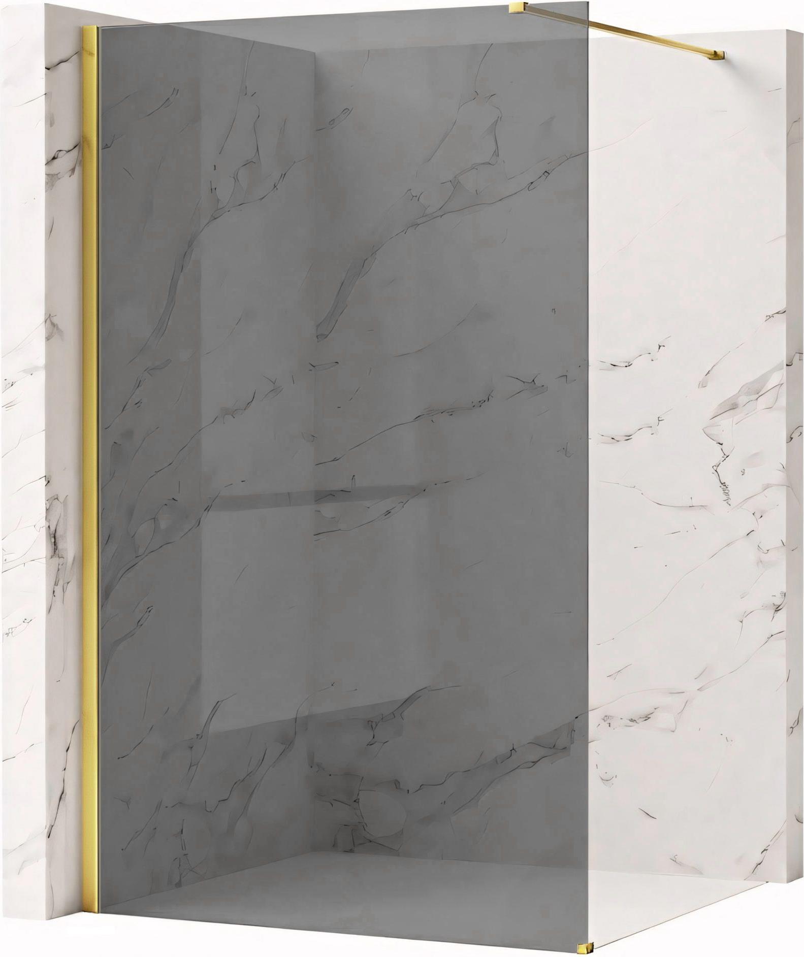 Duschwand Rea Flexi Grey 100 Gold
