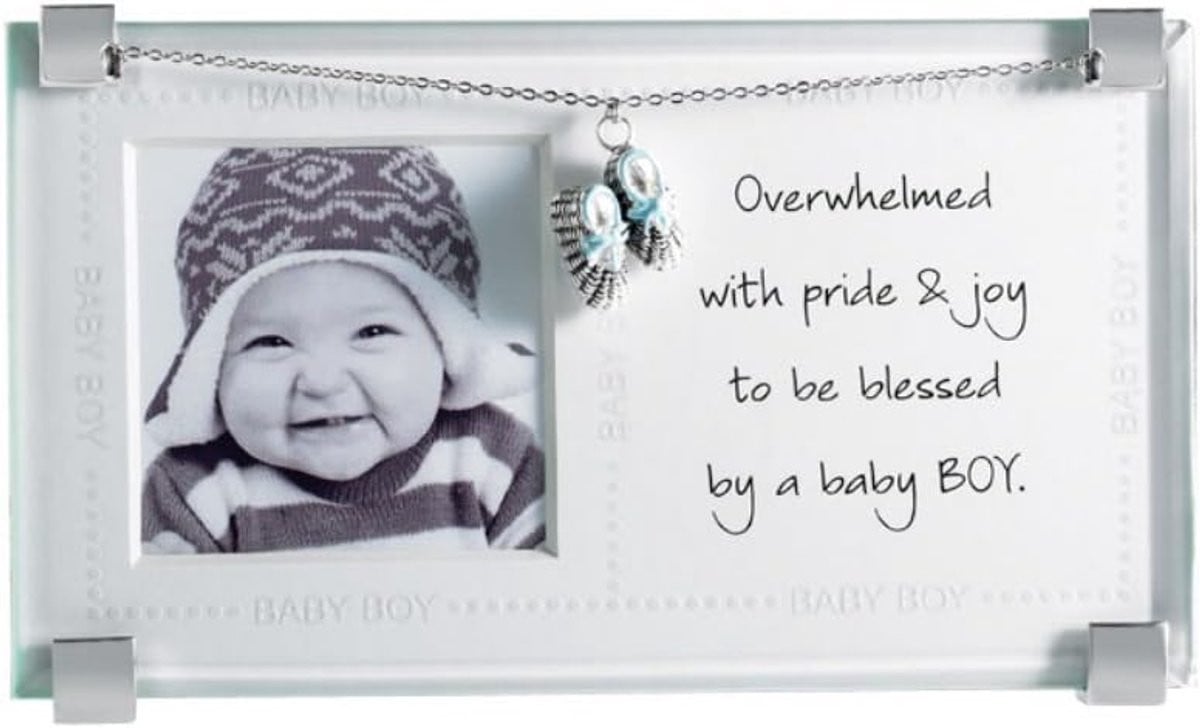 Lieve fotolijst voor baby jongen cadeau