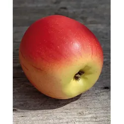 Künstlicher Apfel, 8 cm, rot-gelb