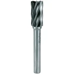 RUKO Hartmetall-Frässtift Form A Zylinder (ZYAS) mit Stirnverzahnung - mit Alu-Verzahnung - 116015A