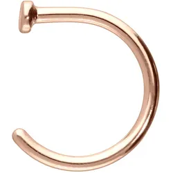 14/18 Karat Gold Nasenring offen PLATTE