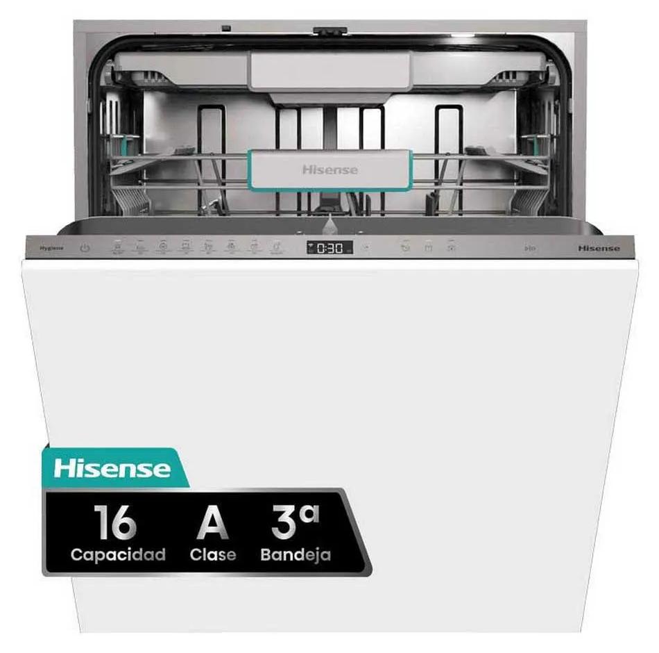 Hisense HV673A65, Voll integriert, Standardgröße (60 cm), Weiß, Berührung, 3 Korb/Körbe, 16 Maßgedecke