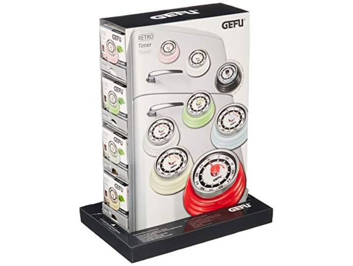 Gefu Retro-Zeitschaltuhr, 24 Stück