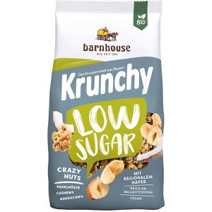barnhouse Müsli Krunchy Low Sugar Crazy Nuts, BIO, 375 g