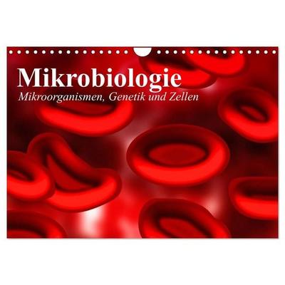 Mikrobiologie. Mikroorganismen, Genetik und Zellen (Wandkalender 2027 DIN A4 quer), CALVENDO Monatskalender