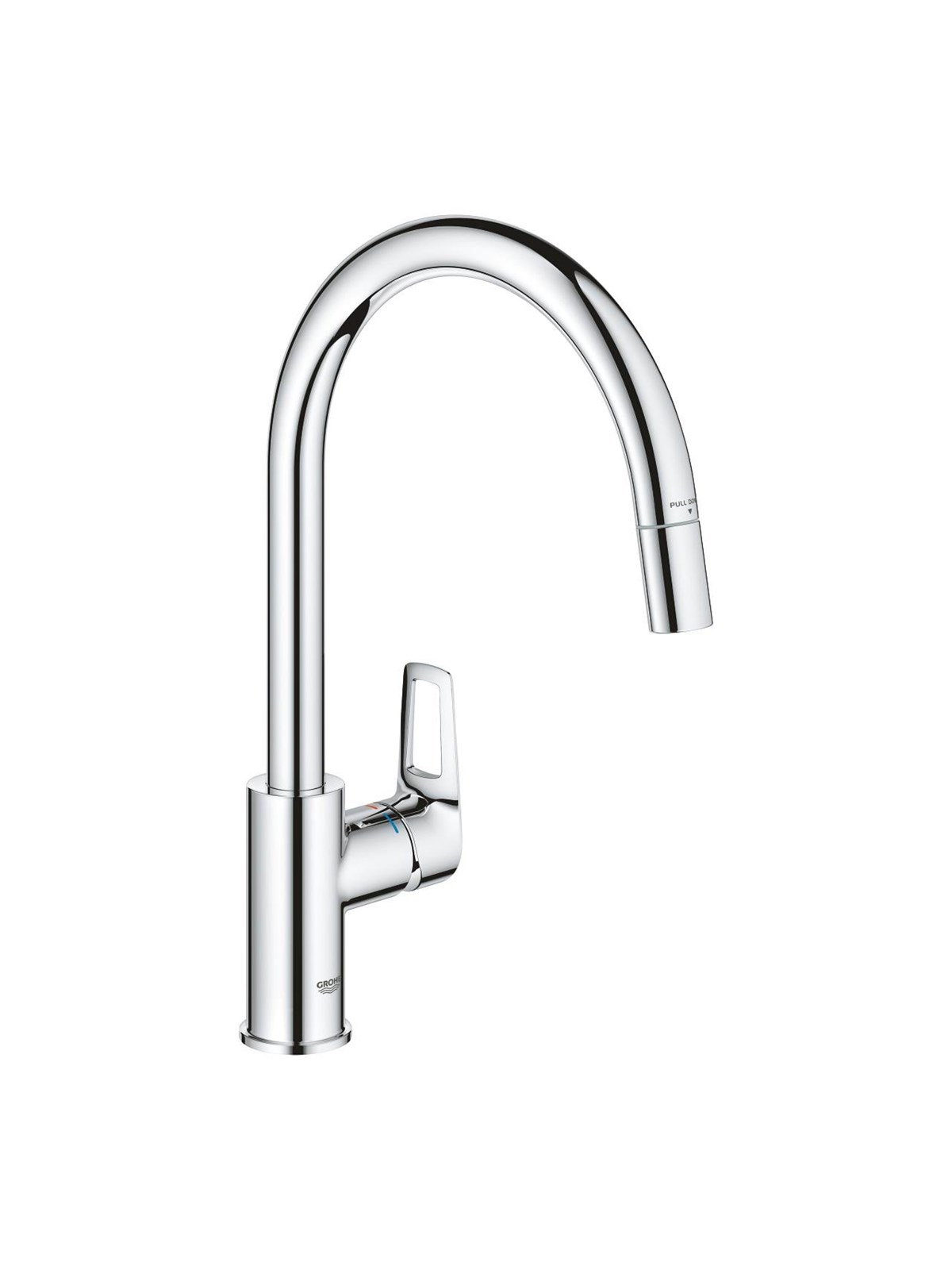 Grohe BauLoop kitchen mixer chrome