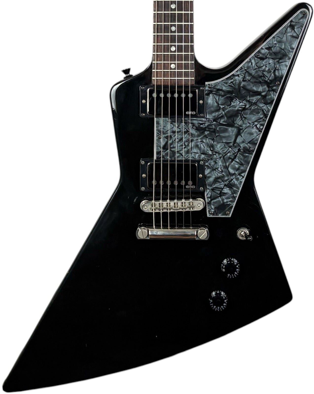Gibson 76’ Återutgåva Explorer 2004 - Ebony - EMG MOD   EMG MOD