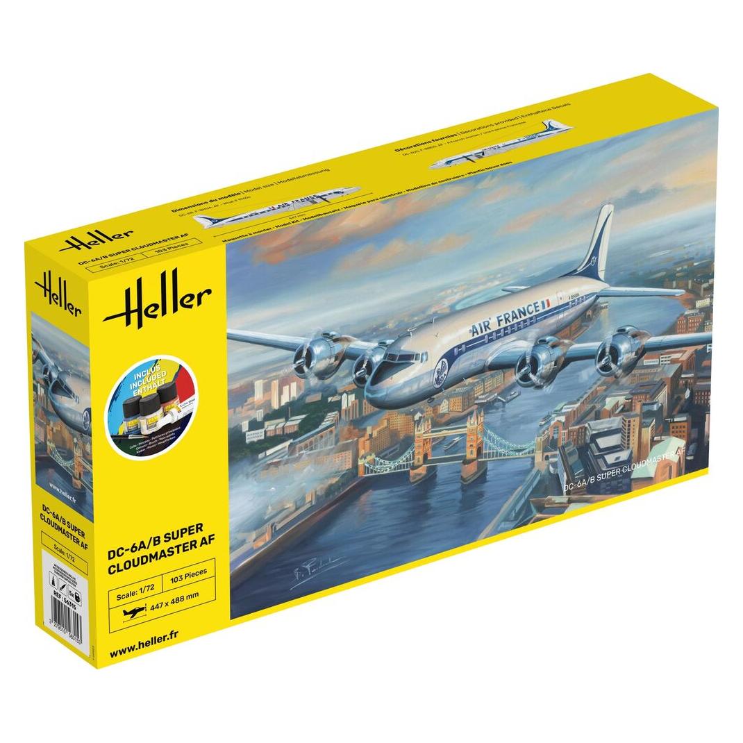 Heller STARTER KIT DC6 Super Cloudmaster AF (56315)