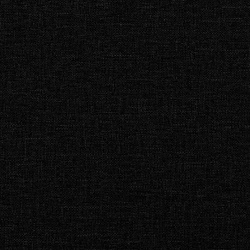 vidaXL Boxspringbett mit Kopfteil Schwarz 200 x 140 cm Stoff