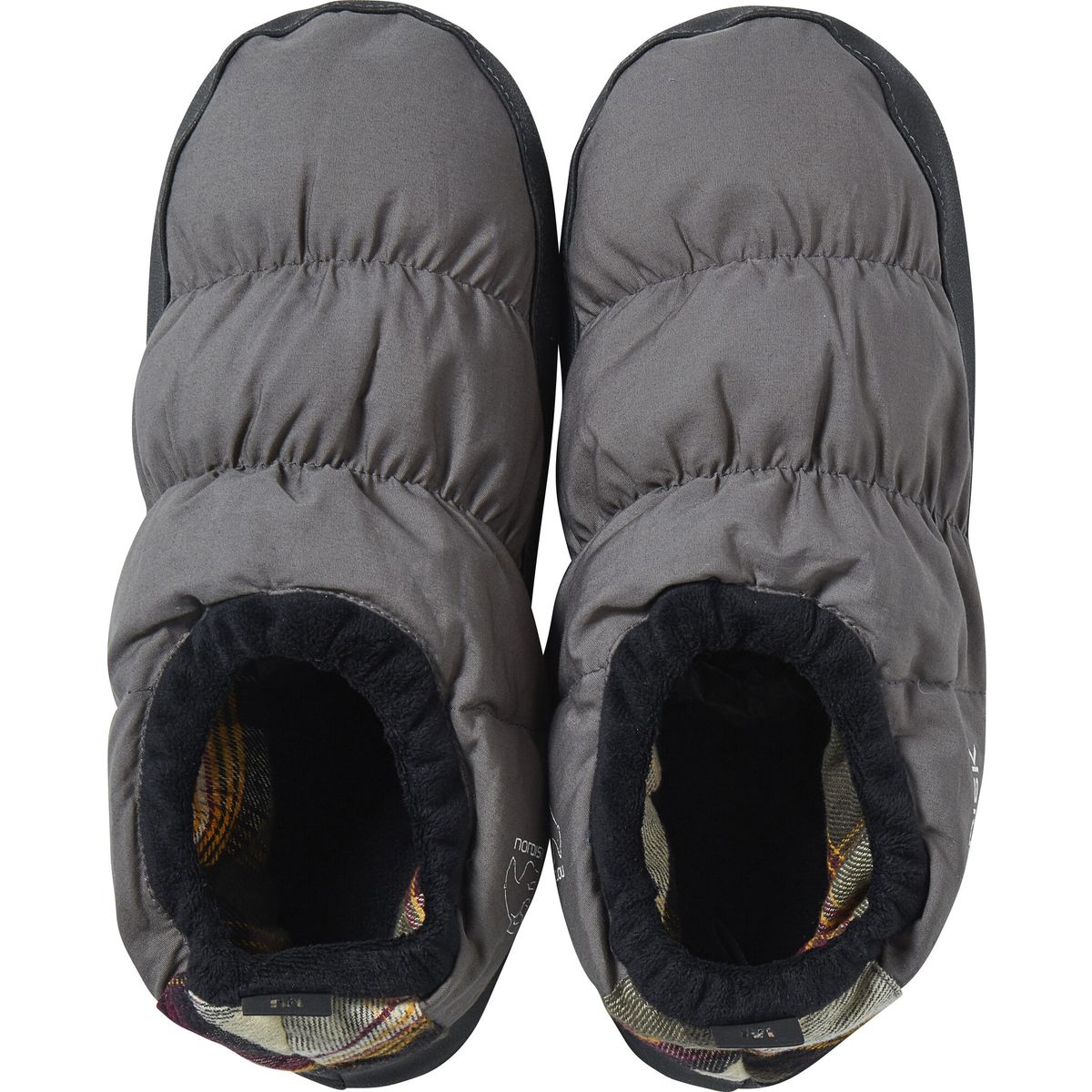 Nordisk Hermod Down Slippers bungee cord brown L 10121152-103