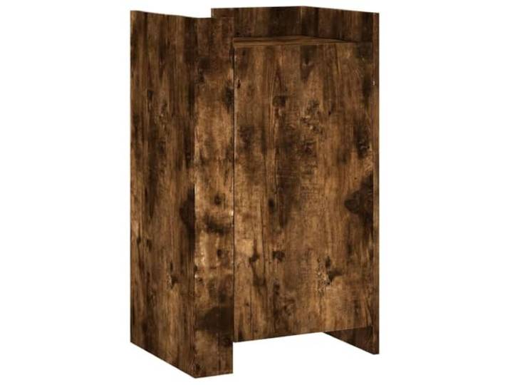 Roanoer Sideboard Räuchereiche 45x35x75 cm Kommode aus Holzwerkstoff Kompakter Anstellschrank in Räuchereiche-Optik mit flexibler Montage der Seitenteile für Wohnzimmer und Flur.