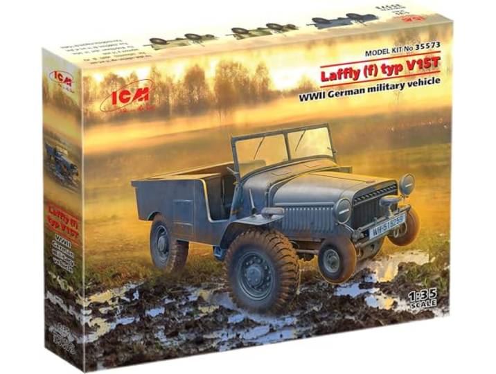 Icm - wwii german military vehicle laffly (f) typ v15t
