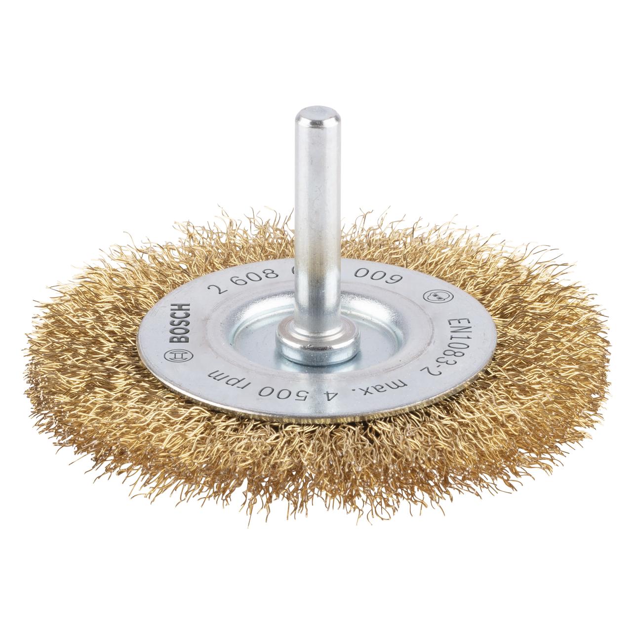 Bosch Professional Zubehör PRO Multi Material clean Scheibenbürste, gerader Schaft, 75 x 0,2 mm (2608622009)