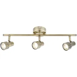 Deckenleuchte Deckenlampe LED Wohnzimmerlampe Metall Bronzefarbe Schwenkbar 48 cm
