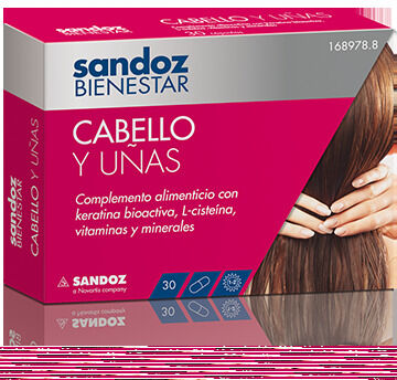 Sandoz Hair and Nails 30 Capsules