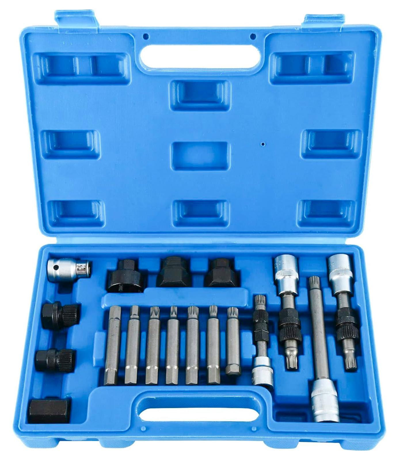 Selius 18-delige dynamo vrijloop gereedschapsset met 1/2 inch aandrijving