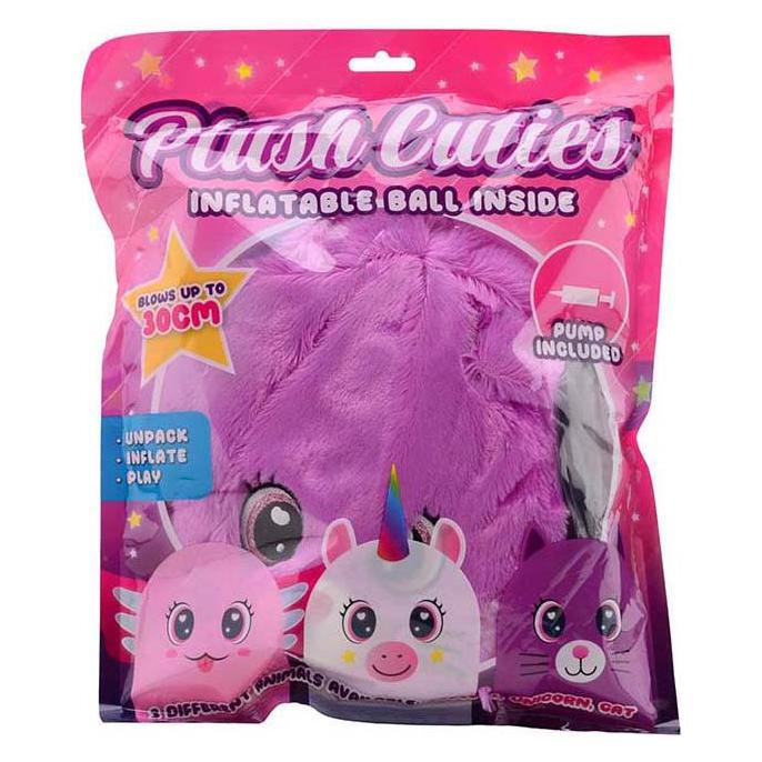 Aufblasbares Plüschkuscheltier Cutie mit Pumpe, 30cm (6 cm) (24571)