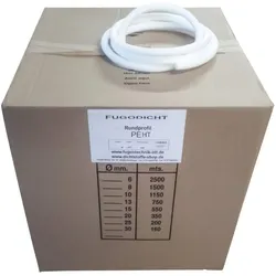 PE Fugen Rundprofil HT weiß geschlossenzellig Ø 10mm x 1150m