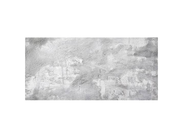 Magnettafel Industrie look Betonoptik Stahl, lackiert & Vinyl-Spezialfolie Rückseitige Aufhängungsösen Grau 78 x 37cm