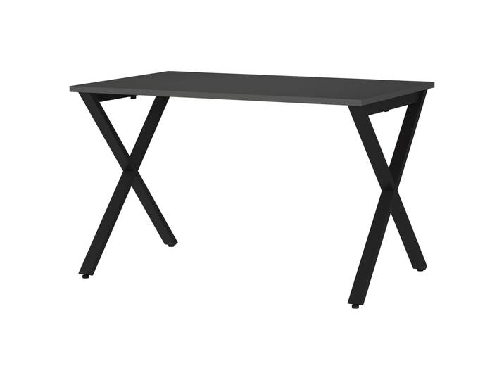 Schreibtisch Tivolo 120cm Grau/Graphit X-Form