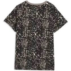 Puma, Damen, Sportshirt, GRAPHICS ANIMAL Standard AOP Tee (L), Beige, Grau, L