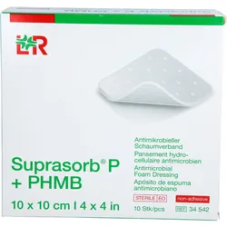 Suprasorb P+phmb Schaumverband 10x10 cm 10 ST