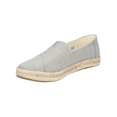 Espadrille TOMS "TOMS Halbschuhe Textil", Damen, Gr. 40, grau, Textil, Schuhe Espadrille