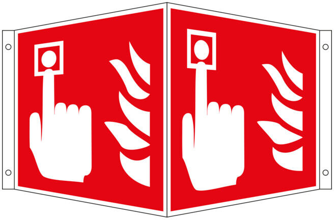 Panneau angulaire de protection contre l'incendie Eichner Téléphone de détection d'incendie (9225-13715-015)
