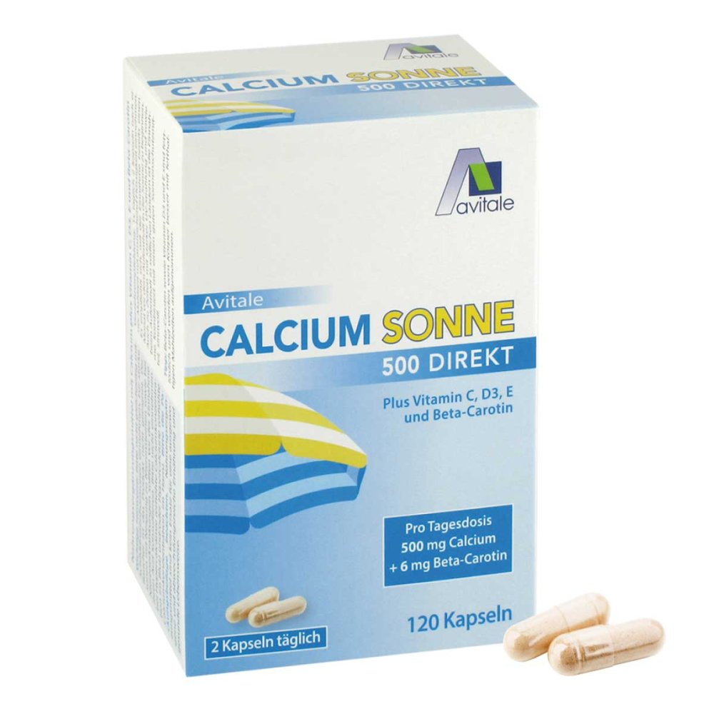 Avitale GmbH Calcium Sonne 500 Direkt Kapseln 17819483