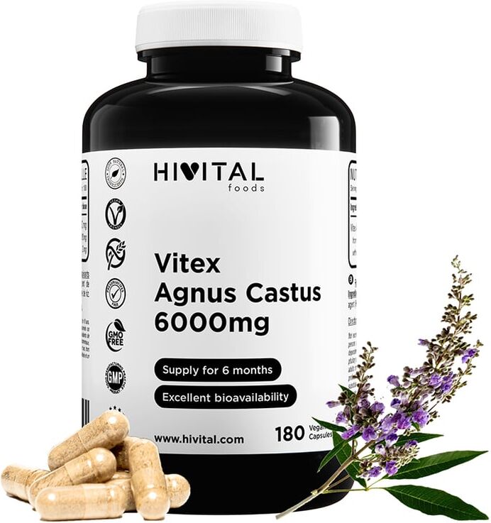 Hivital Foods Vitex Agnus Castus 6000mg 180 VCaps