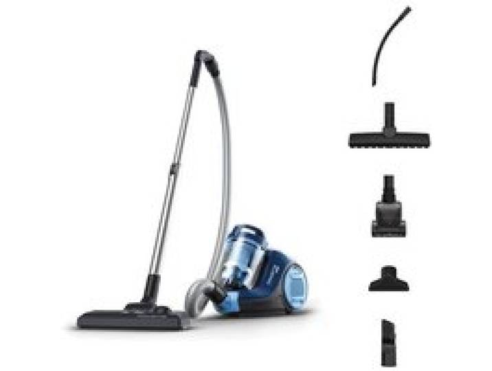 Aspirateur sans sac compact - Rowenta - Swift Power Cyclonic - Bleu - 750 W - Capacité 1 2 l