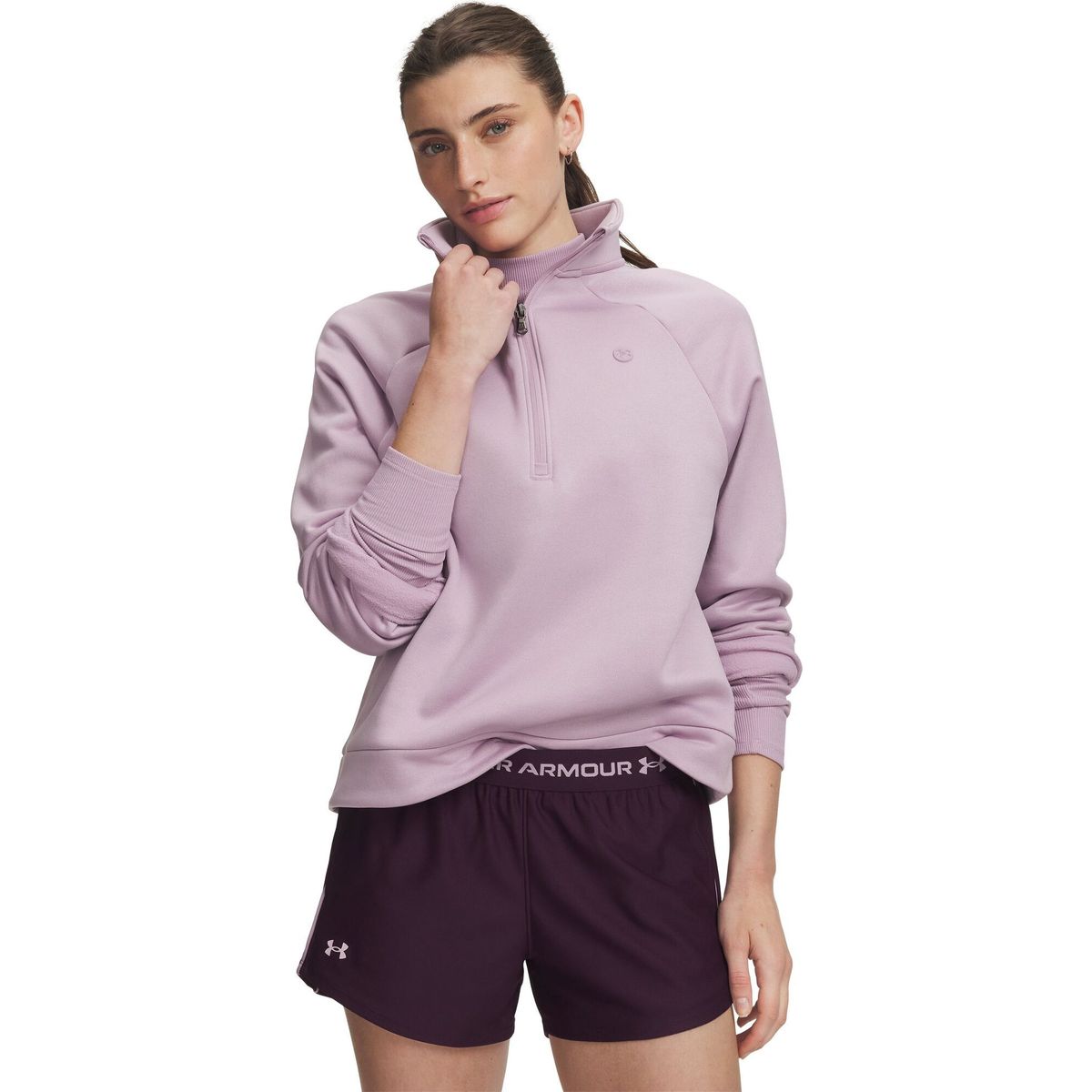 Under Armour Sport Terry Full Zip pink white (698) M 6011017-698-MD