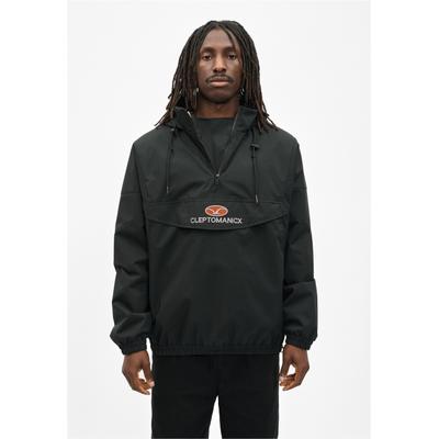 Outdoorjacke CLEPTOMANICX "CityHHooded", Herren, Gr. M, schwarz, 100% Polyester, bedruckt, unifarben, normal, ohne Ausschnitt, Jacken Outdoorjacke, mit atmungsaktiver Eigenschaft