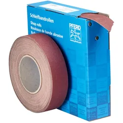 PFERD TOOLS Korund Schleifbandrolle Gewebe SBR Breite 38mm für universelle Anwendung - 45016410