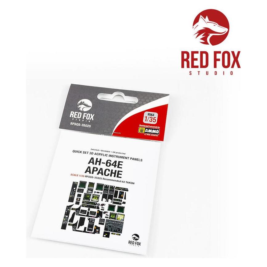 Red Fox 1/35 AH-64E Apache (for Takom kit) (RFSQS-35025)