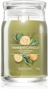 Yankee Candle Sage & Citrus vela perfumada Signature 567 g. Sage & Citrus