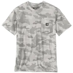 Carhartt Herren T-Shirt Irvine Camo 107298 Camouflage-Print Relaxed Fit
