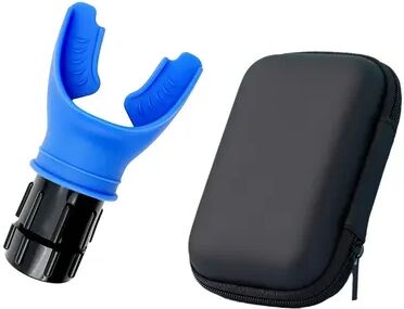 Smart Shopping Spot BreatheMax Breathing Trainer Adjustable Lung Exercise Device For Respiratory Strength blue