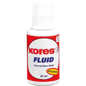 Kores Korrekturflüssigkeit KF66101, Fluid, mit Pinsel, 20ml