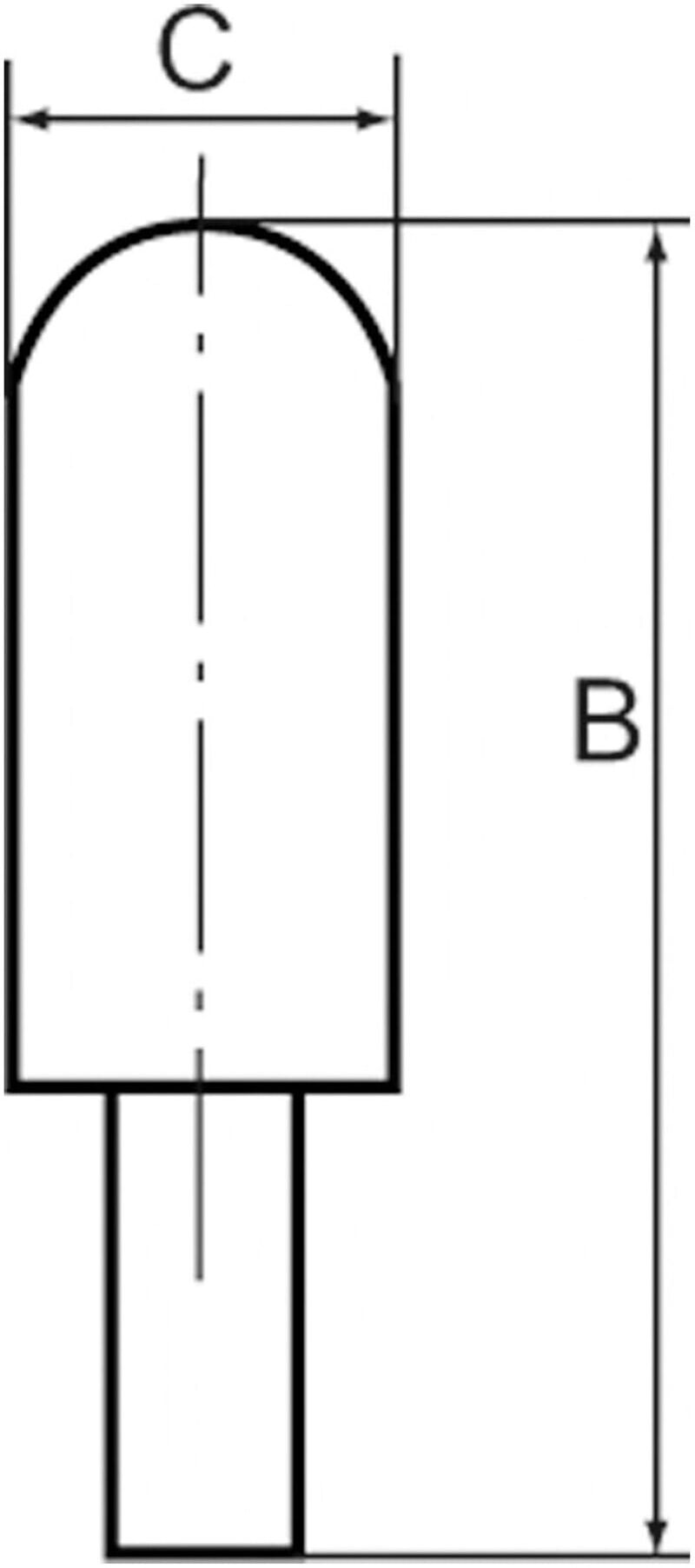 Riegler Schalldämpfer mit Stecknippel, »Blaue Serie«, Stecknippel 12 (566.012)