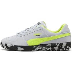 Puma, Unisex, Hallenschuhe, Handball BERLIN (40), Silber, Schwarz, Gelb