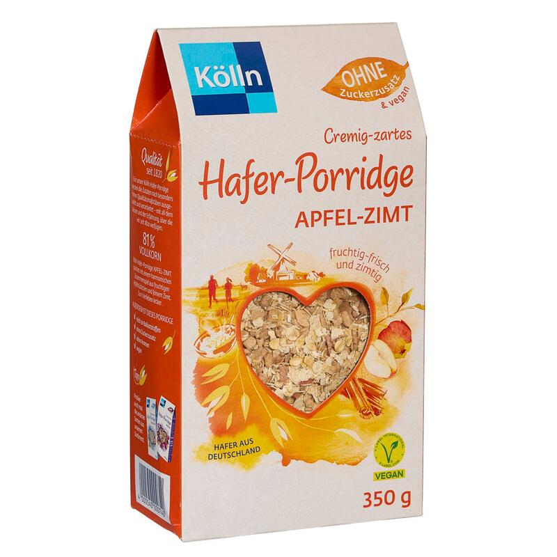 Kölln Hafer-Porridge Apfel-Zimt 350,0 g 2914423