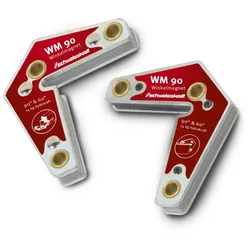 Schweisskraft Winkelmagnet WM 90 - 60° 90° - 14kg -  Schweißzubehör Set