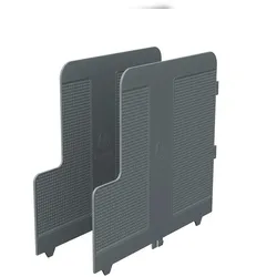 Exacompta 39107D MODULOTOP, Set mit 2 Trennplatten, EcoBlack - Dunkelgrau