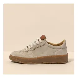 El Naturalista Unisex. 25844S1ZZ005_020 Leder Turnschuhe N5844S Geo beige (45), Wohnung, Schnürsenkel, Lässig