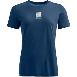 Ortovox, Damen, Funktionsshirt, Women's 120 Cool Tec Abstract T-Shirt (XL), Blau