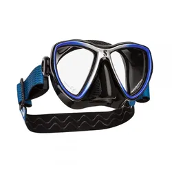 Scubapro Tauchmaske - Synergy Mini - Schwarz Blau Silber