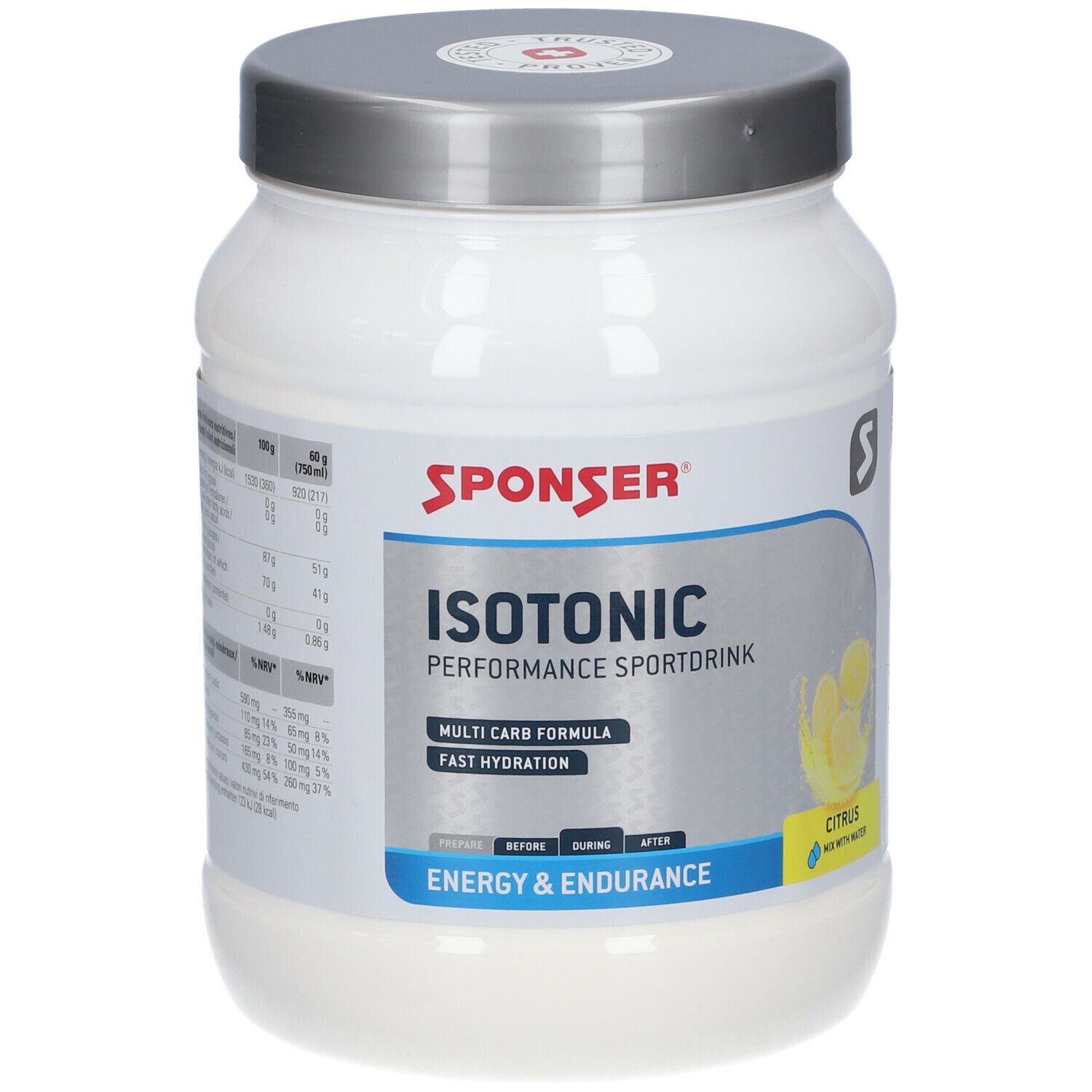 Sponser Isotonic Citrus 1000 g Pulver