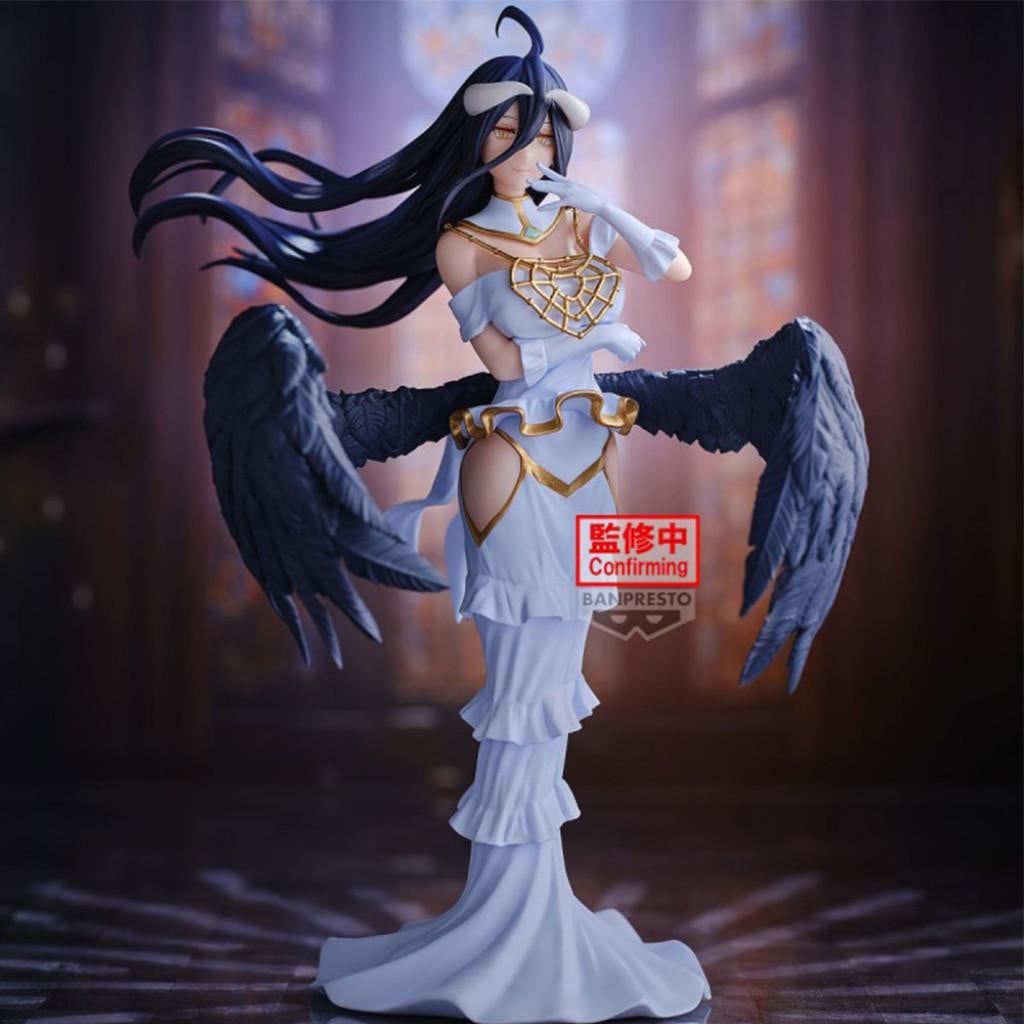 Banpresto Overlord Albedo Figuur met Witte Jurk en Vleugels